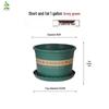 Jimei Plastic Gallon Planter with Tray