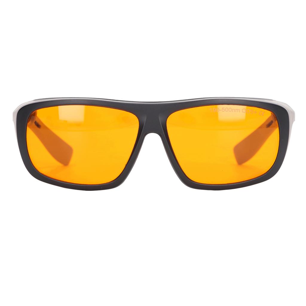 Professional Laser Glasses OD 5 190nm to 500nm Wavelength Laser Glasses Eye Protection for Engraving Machines