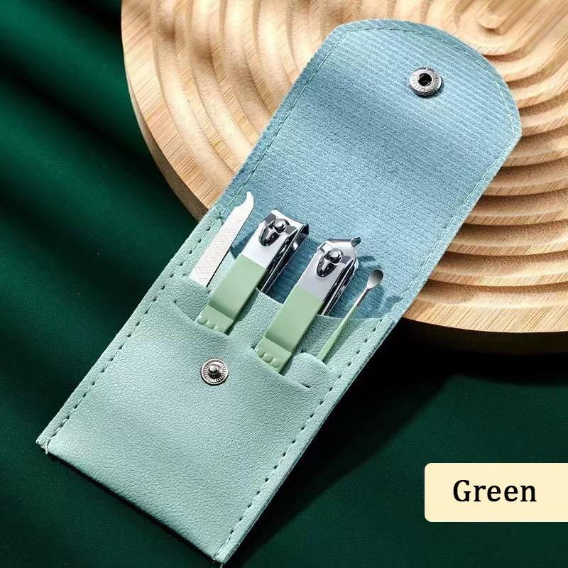 Spot Green 8-Piece Nail Clippers Set Dead Skin Scissors Manicure Tool Set Pedicure Tools Set