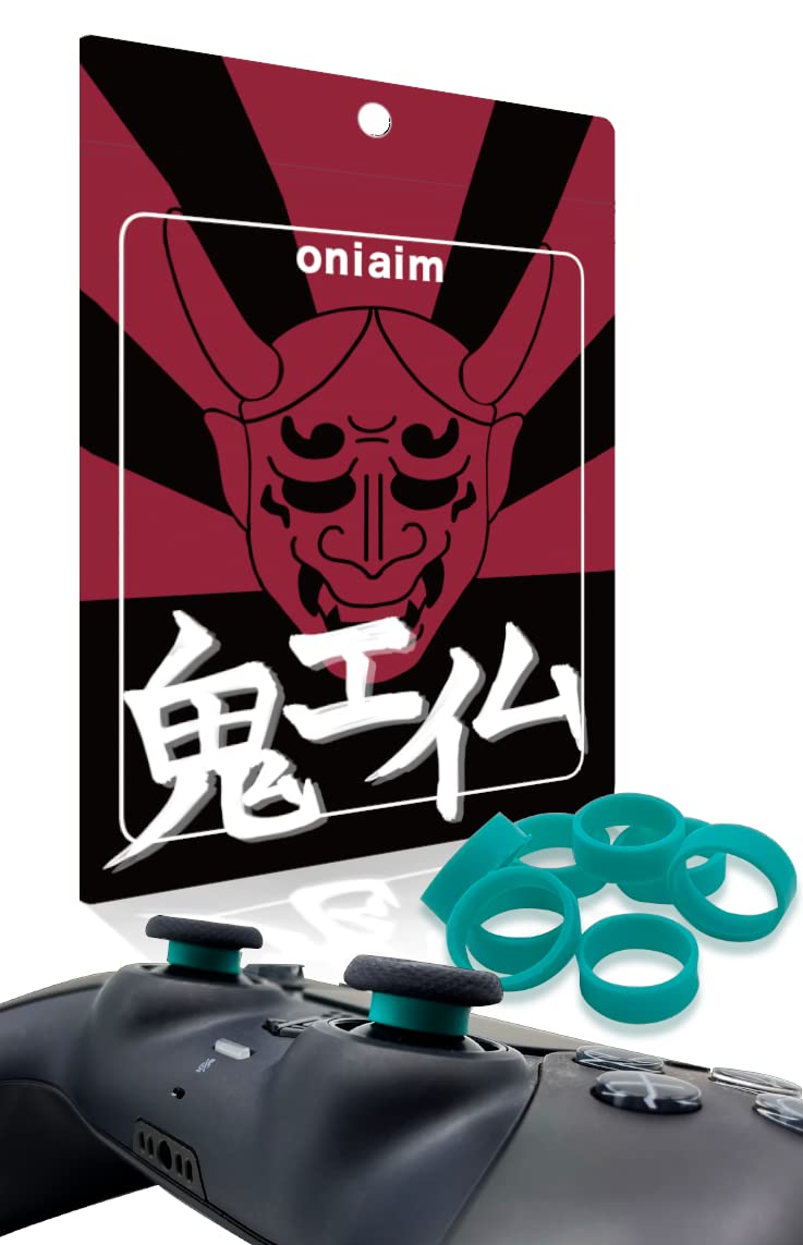 

Силіконові захисні кільця для стіків Oni Aim для та Switch Pro Запобігають подряпинам і Упаковка з 8 PS4, PS5, Контролери, Припудрювання, (Зелена м ята)