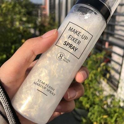 Lifusha Star Flash Quicksand Sabitleme Spreyi: Uzun Ömürlü, Yağ Kontrolü, Su Geçirmez, Terlemeye Dayanıklı ve Doğal Bir Görünüm Sağlar.