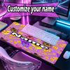 Benutzerdefinierter Name Personalisierte Five Nights at Freddy's Muster Mauspads, Laptop PC Schreibtischmatte, Dekorative Schreibtischmatte für Zuhause Tastaturpad Geschenk