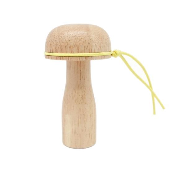 1 Set Darning Mushroom Wood Darning Egg Knitting Repair Tool Sewing Tool with Elastic Rope Large Eye Needle for Darning Socks Hats Sweaters DIY