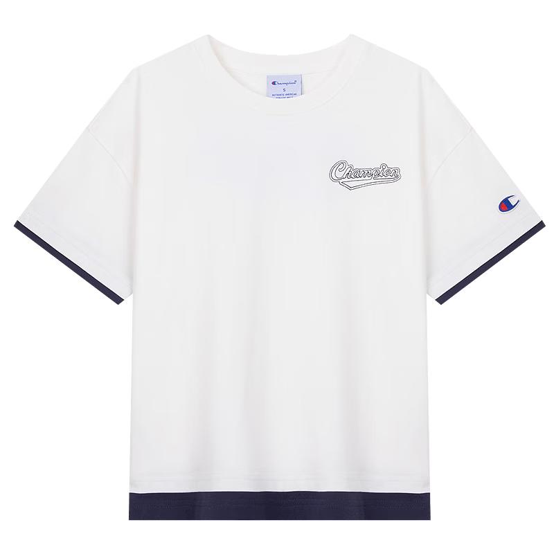 Champion Kids' Faux 2-Piece Anti-Bacterial Short-Sleeve T-Shirt