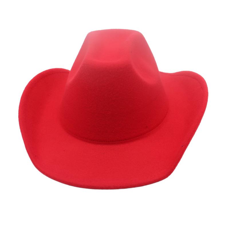 Ny Hög Hatt Herr- Och Damkläder High-End Brittisk Stil Gränsöverskridande Hetsäljande Europeiska Och Amerikanska Cowboyhattar, Berömd Stil Tibetanska Grossisthattar