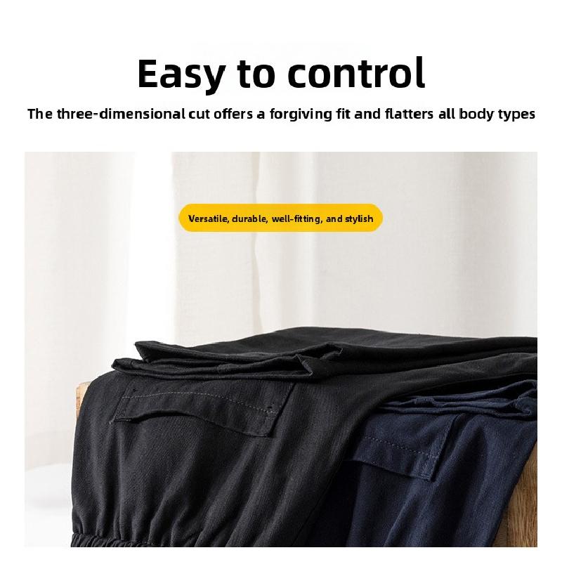 2026 New Loose Fit Straight-Leg Trousers for Men, Solid Color Versatile Sports Casual Pants