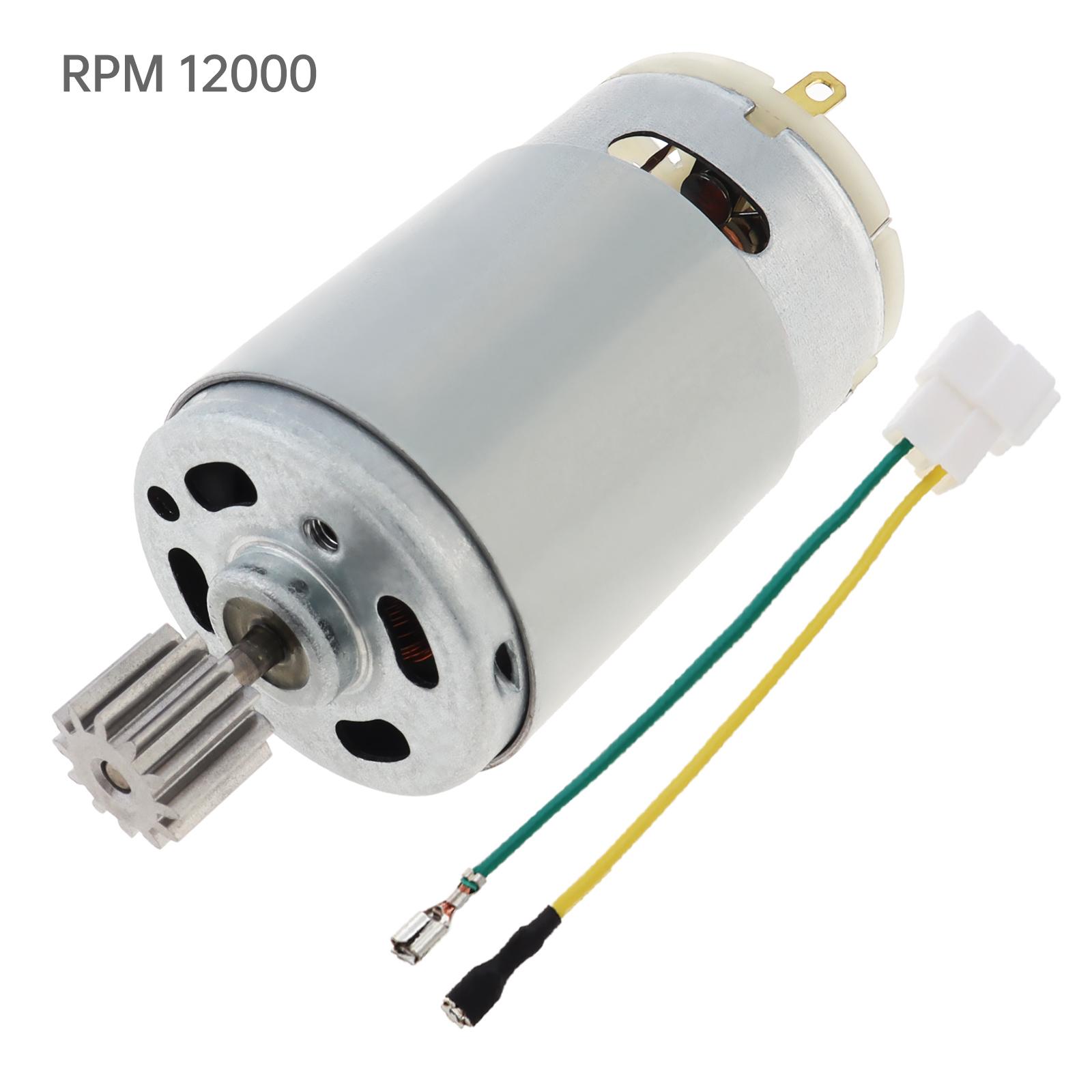 

R380 R390 12 зубців двигун постійного струму 6V 12V 12000-20000 об/хв високошвидкісний електродвигун для автомобіля дистанційного керування, дитячих їздових автомобілів, запчастин для позашляховиків R390 12V 12000RPM