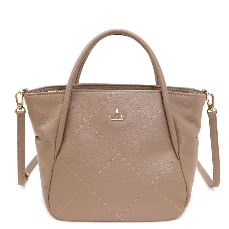 

Lanvin Collection Croisee Bag Greige 2-Way Handbag, 60-6121, Women s,