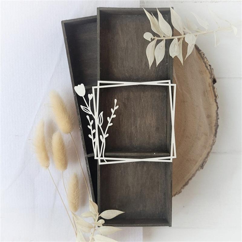 Fotorahmen Kohlenstoffstahl Stanzform Präge Stanzschablone für Kartenherstellung Scrapbooking Fotoalbum Erinnerungsbuch