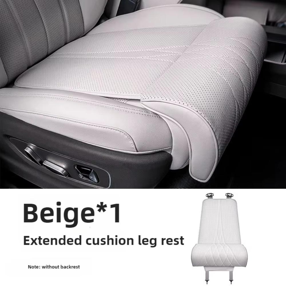 Leather Seat Extender Leg Cushion Memory Foam Seat Cushion New Car Seat Leg Support Pad  Long Drive