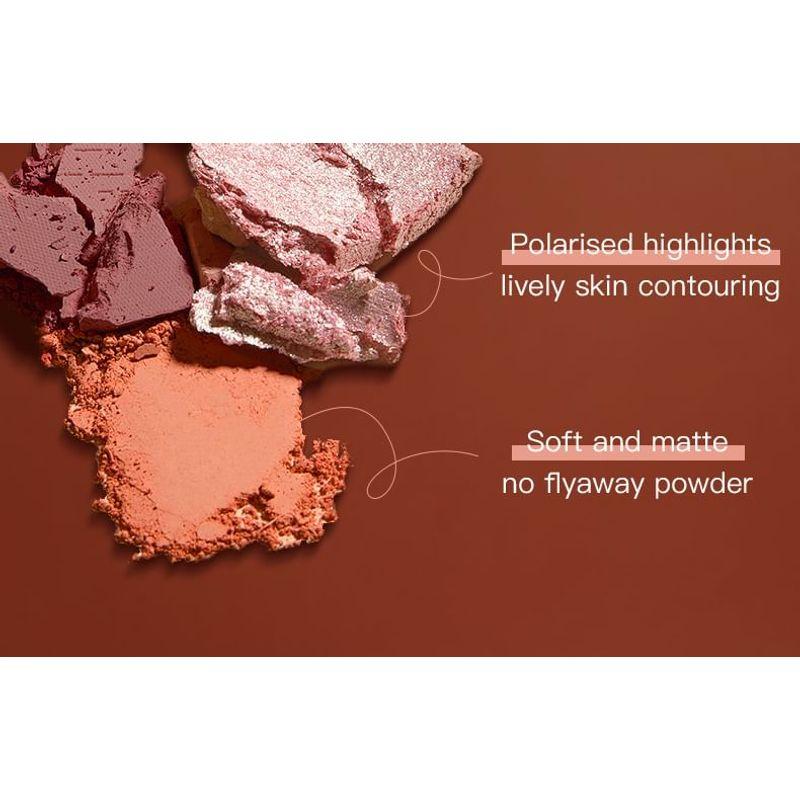 IMAGIC - Paleta Abrangente de Iluminador, Blush e Contorno