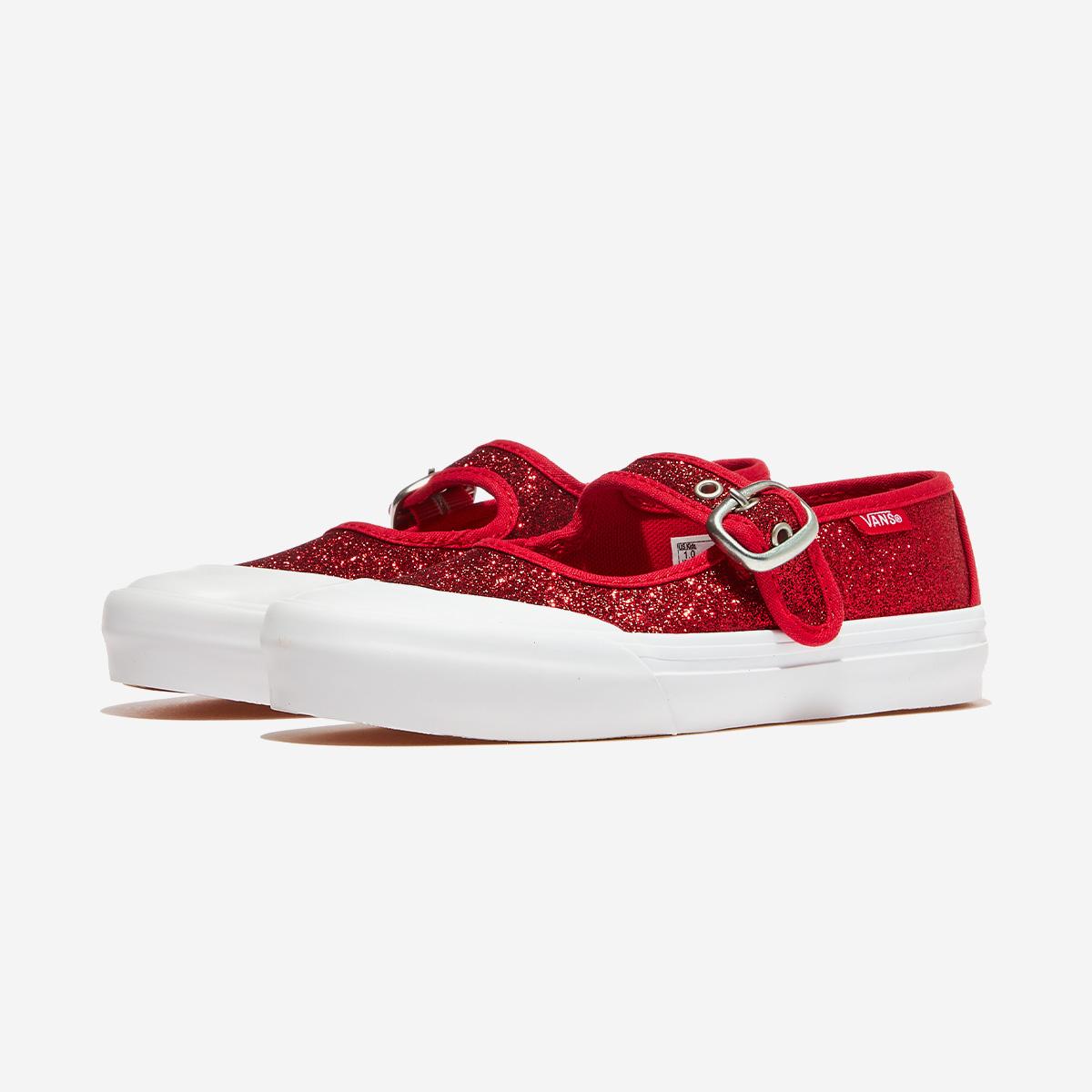 Vans Sneaker Red Glitter Vans Womens Vans Red Glitter Shoes Shop
