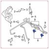 Für -BMW E39 5er Serie 1997-2003 525I 528I 530I 540I M5 Beheizte Scheibenwaschdüse Doppeleinlass Spritzdüse