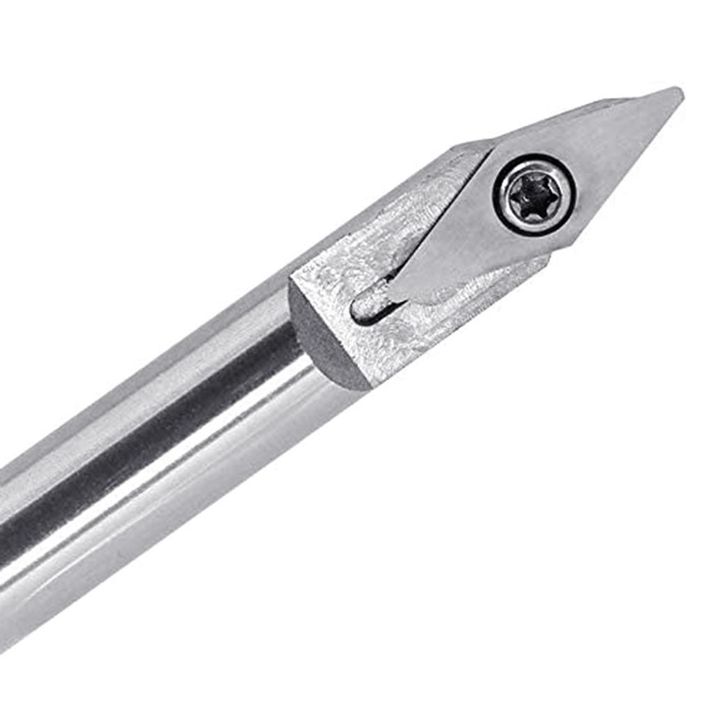 5Pcs Turning Carbide Cutter Inserts Square Diamond Round Shape Combination Set For Wood Turning Working Lathe Tool