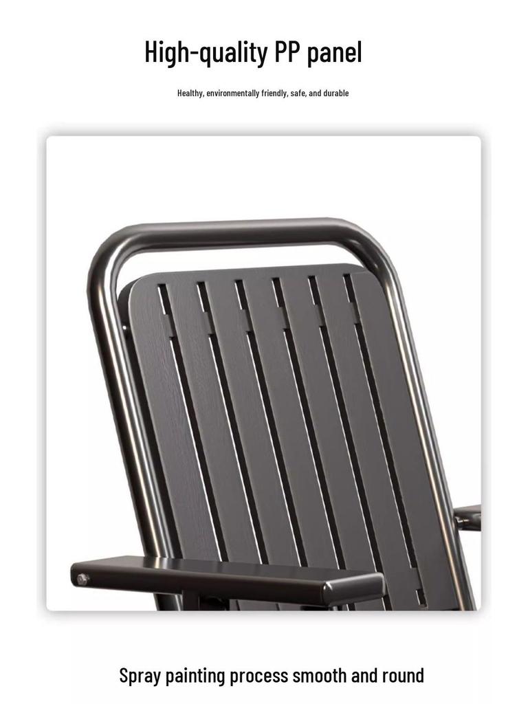 Portable Folding Recliner Beach Chair with Backrest - Ideal for Picnic, Balcony, Camping, and Leisure