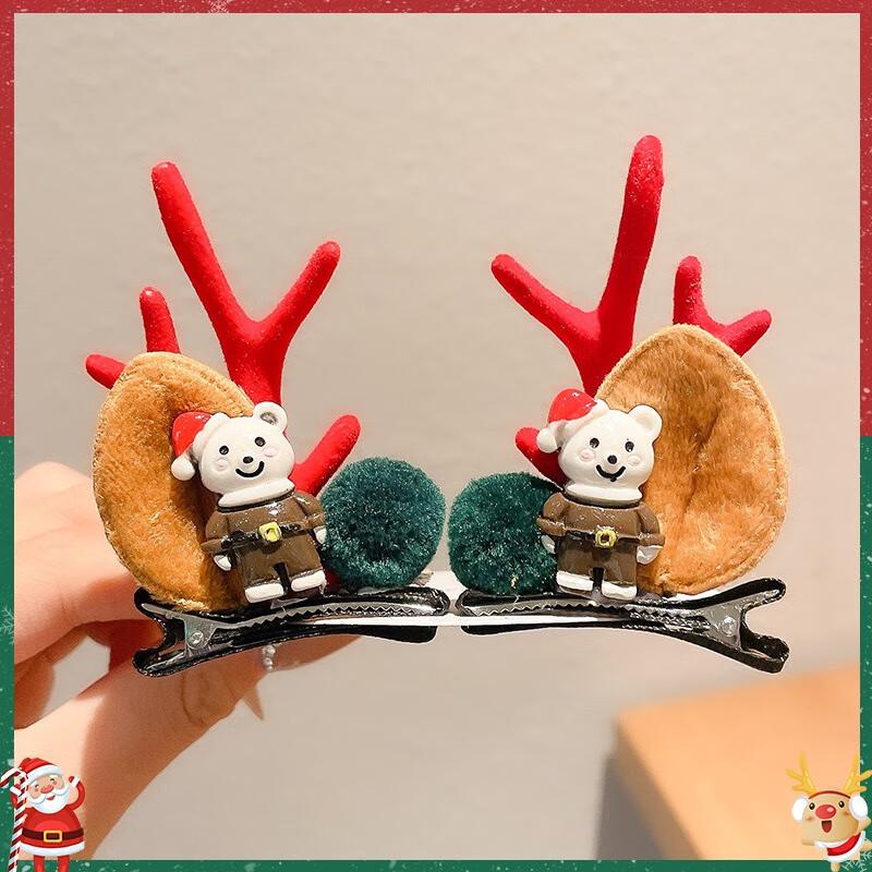 Christmas Reindeer Antler Hair Clips