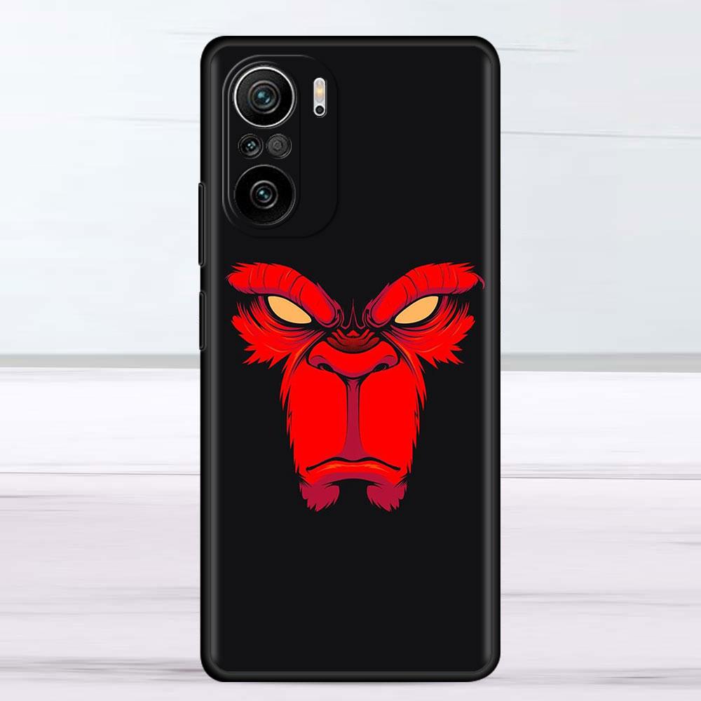 Hülle für Xiaomi Redmi Note 11 9S 10 9 8 7 9A 9C 9i K40 8T 10C 9T K50 Silikon Handyhülle Löwe Wolf