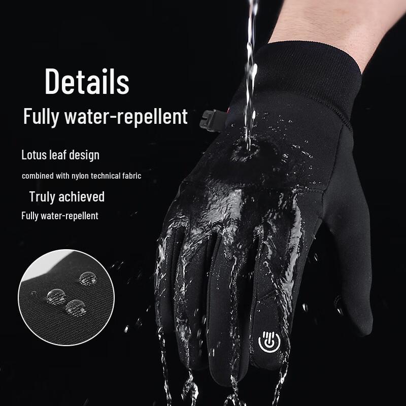 DUTRIEUX Unisex Water-Repellent Touchscreen Winter Gloves
