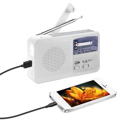 Disaster Preparedness Specialist Recommended Emergency Radio, Hand-Crank Radio, SOS Alert Radio, AM/FM, Flashlight, Smartphone Charging, USB Charging,