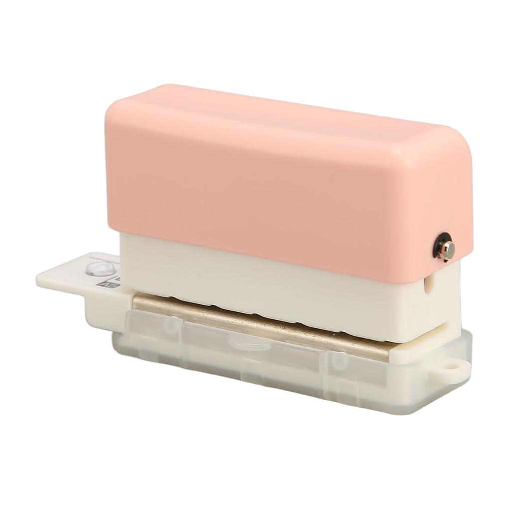 6 Hole Paper Puncher Portable Cute Style ABS Manual Operation 7mm Punching Depth Desktop Punch Puncher for Office