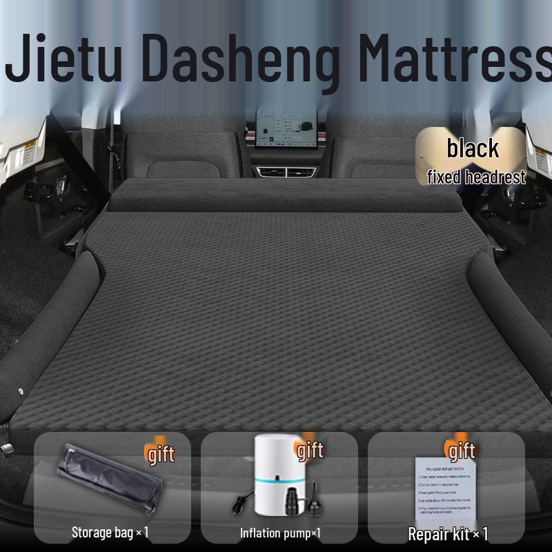 Inflatable Car Mattress for Chery Jetour Dasheng: Rear Seat & Trunk Sleeping Mat