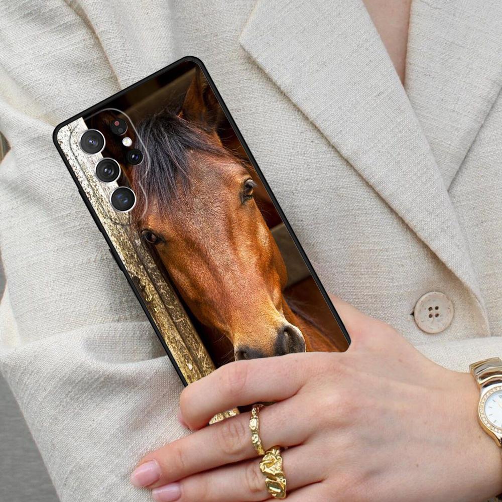 HORSE BEAUTIFUL Cell Phone Case for Samsung Galaxy S26 Ultra S25 S24 S23 S22 S21 S20 Note10 Cover