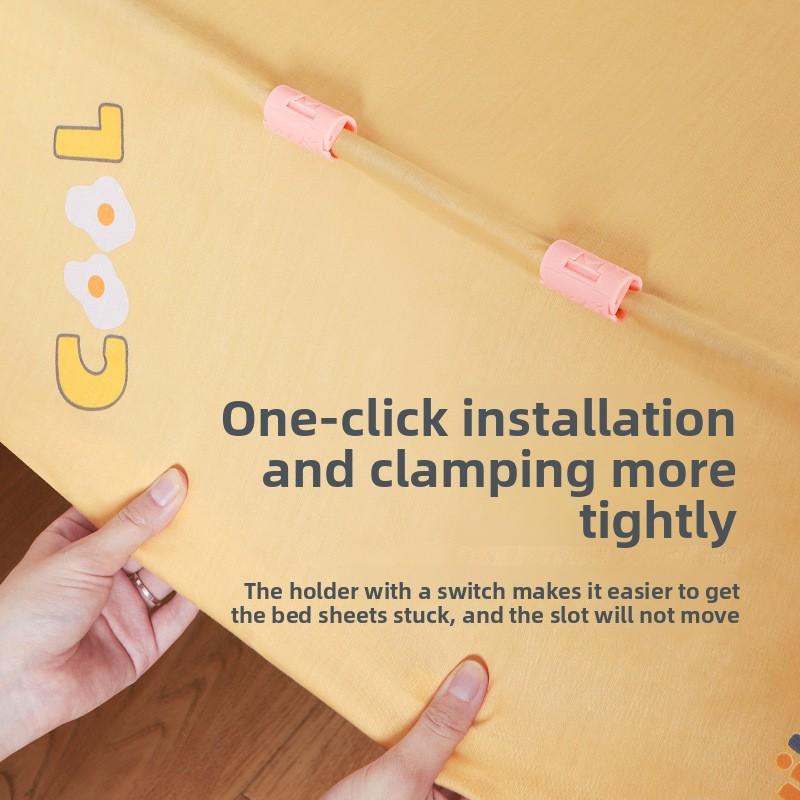 

Anti-run and Anti-slip Fixed Pinless Upgraded Sheet Clips 1PC синій