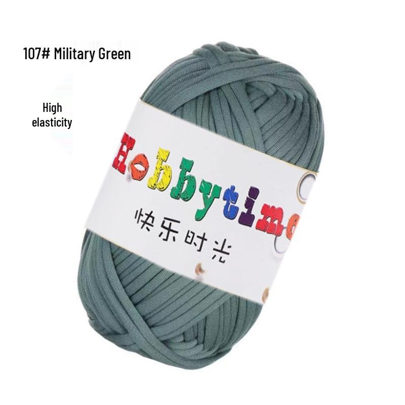 Cloth Strip Yarn DIY Crochet Kit: Handmade Bag, Knitting Material for Cushions, Carpets, and Dolls