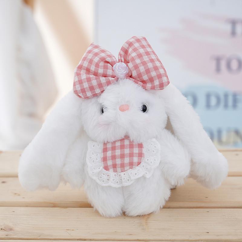 Plush Bunny Keychain With Cartoon Design For Women And Men Gift