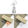 Stainless Steel Handheld Manual Egg Beater With Splash Guard For Home Baking And Cooking