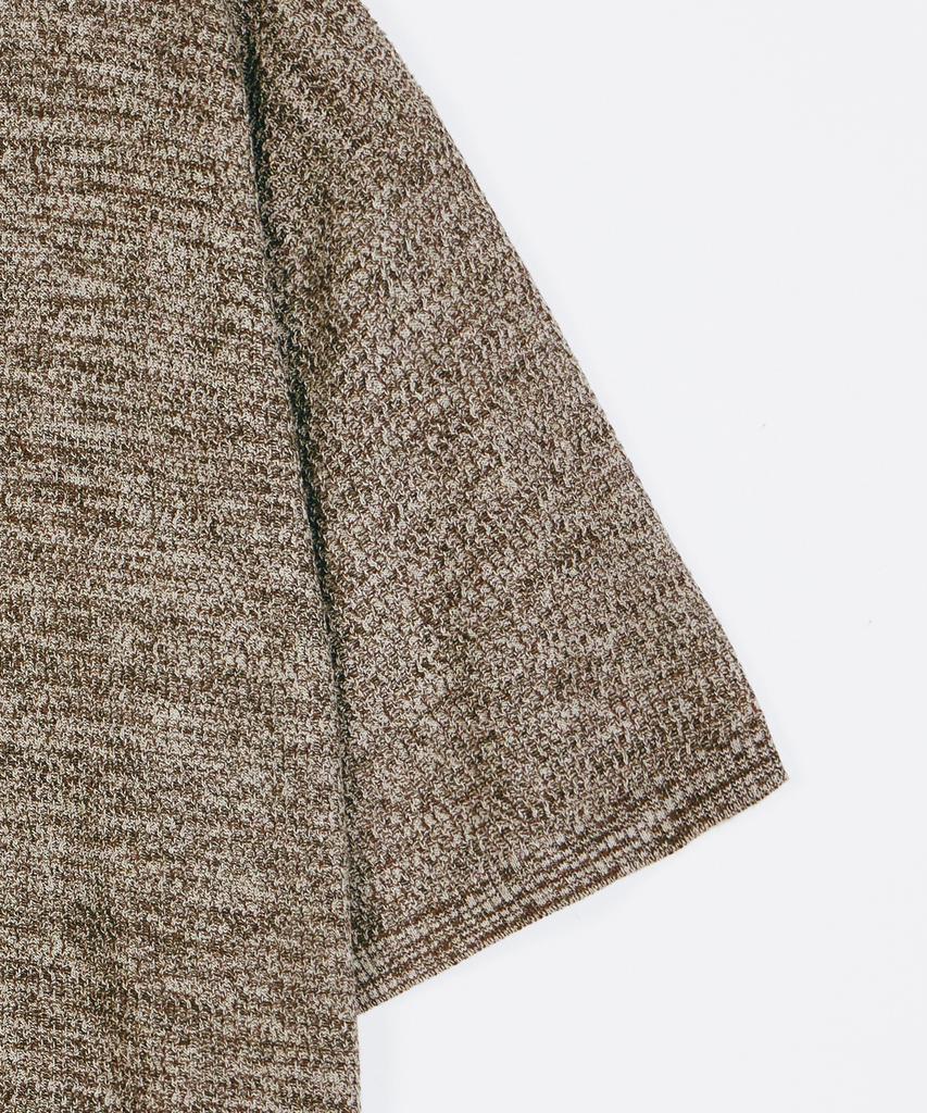 GLW Two-Tone Mixed Half Knit Brown