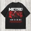 Camiseta Metro 2033, Merch de Videojuego de Terror Camiseta de Videojuego Shouter