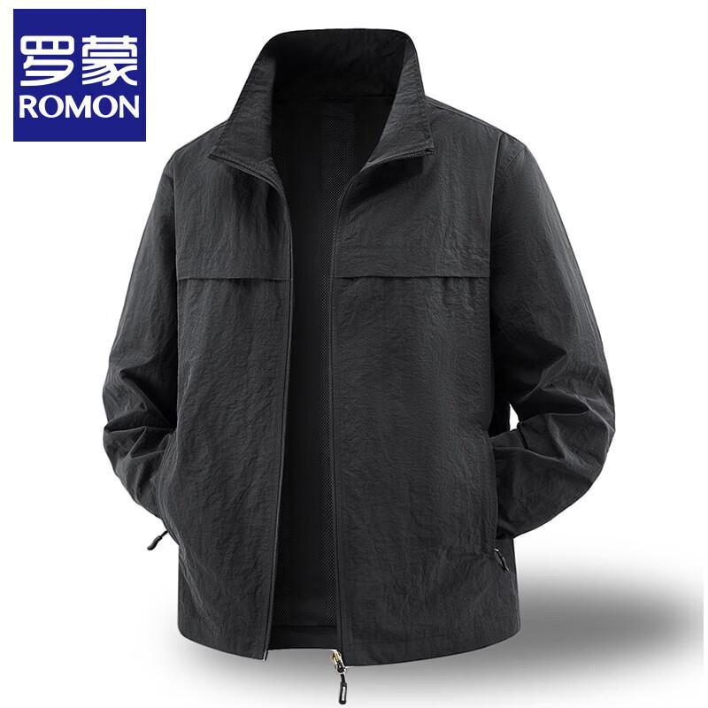 Romon Men's Stand-Collar Lightweight Outdoor Jacket