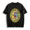 Vintage Lustiges Kaffee T-Shirt Grafik Wenn Sie müde sind, trinken Sie einen Kaffee Reines Baumwoll-T-Shirt