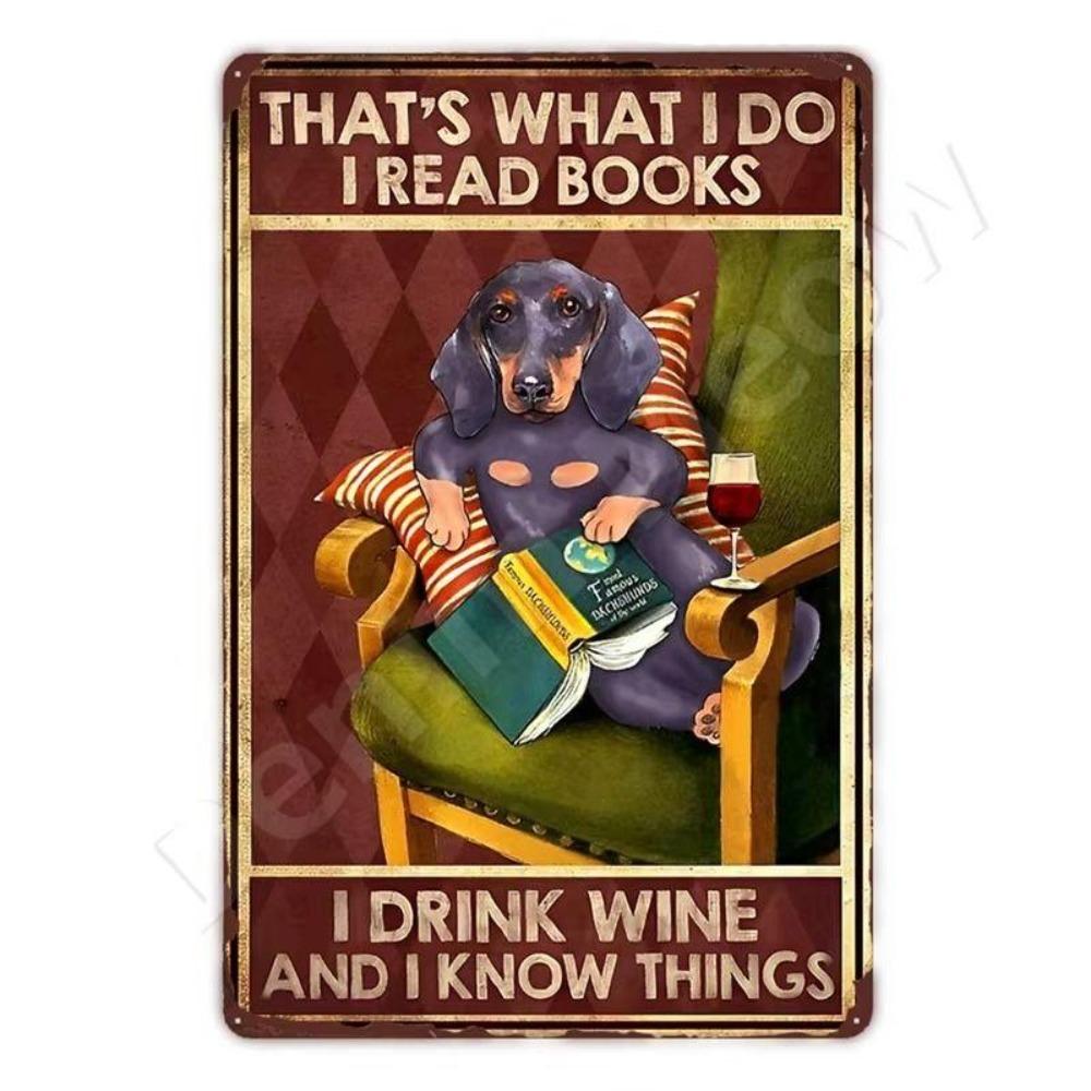 Retro Vintage Metal Tin Sign, 20x30cm Wall Art Decor for Living Room Kitchen