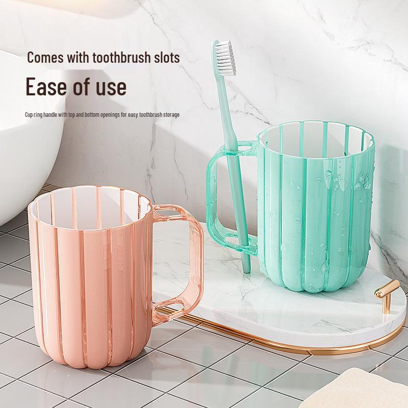 

Очень толстый роскошный стакан для зубной щетки и ополаскивателя для рта для студенческих общежитий 401-500 ml розовый