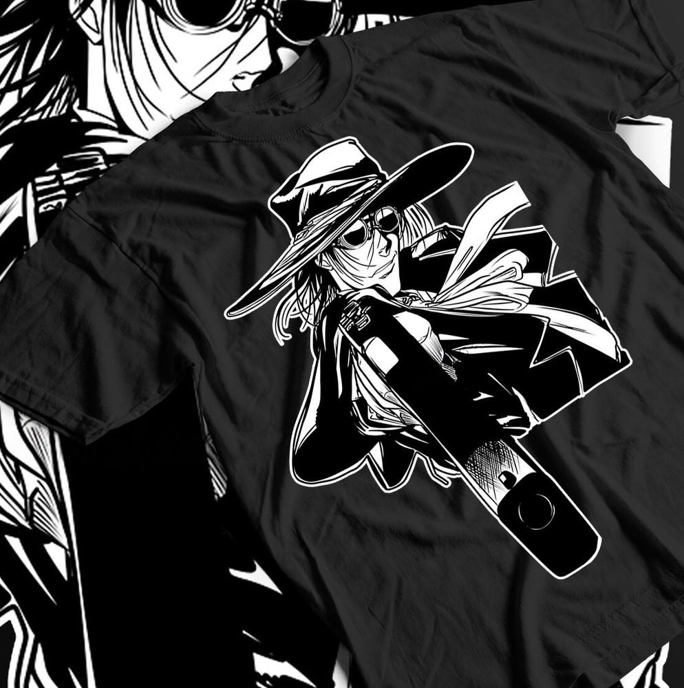 

Hellsing Alucard Anime T-Shirt, Horror Manga Tee, Unisex Heavy Cotton M