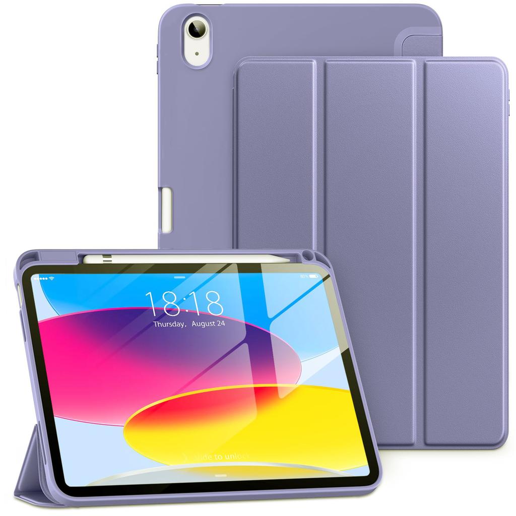 For iPad 11th Generation 11-inch (A16) / 10th Gen 10.9'' | Trifold Magnetic Flip Cover, Auto Wake/ Sleep Tablet Case