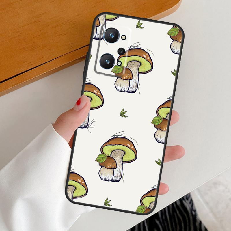 

Wild Forest Mushroom For Realme GT7 GT6 15 Pro 10 11 12 13 14 Pro Plus C65 C63 C61 C55 C51 C53 C35 C75 C67 Case Realme C71 4G