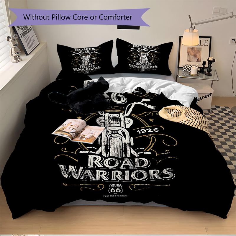 Route Motorcycle Journey Print 3Pcs Bedding Setduvet Cover With 2 Bedropillowcase Home Birthday Gift