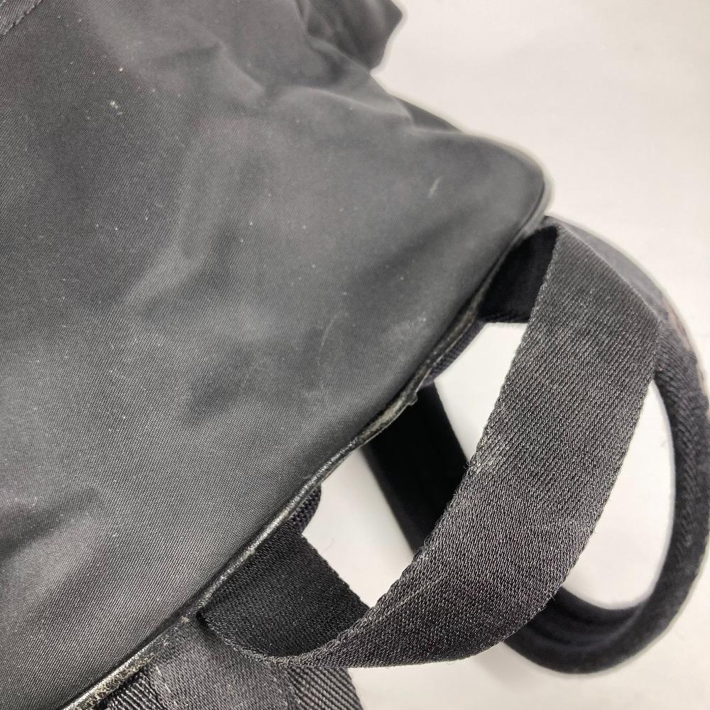 BURBERRY 8016109 Bicolor logo backpack bag Backpack Nylon Black/White