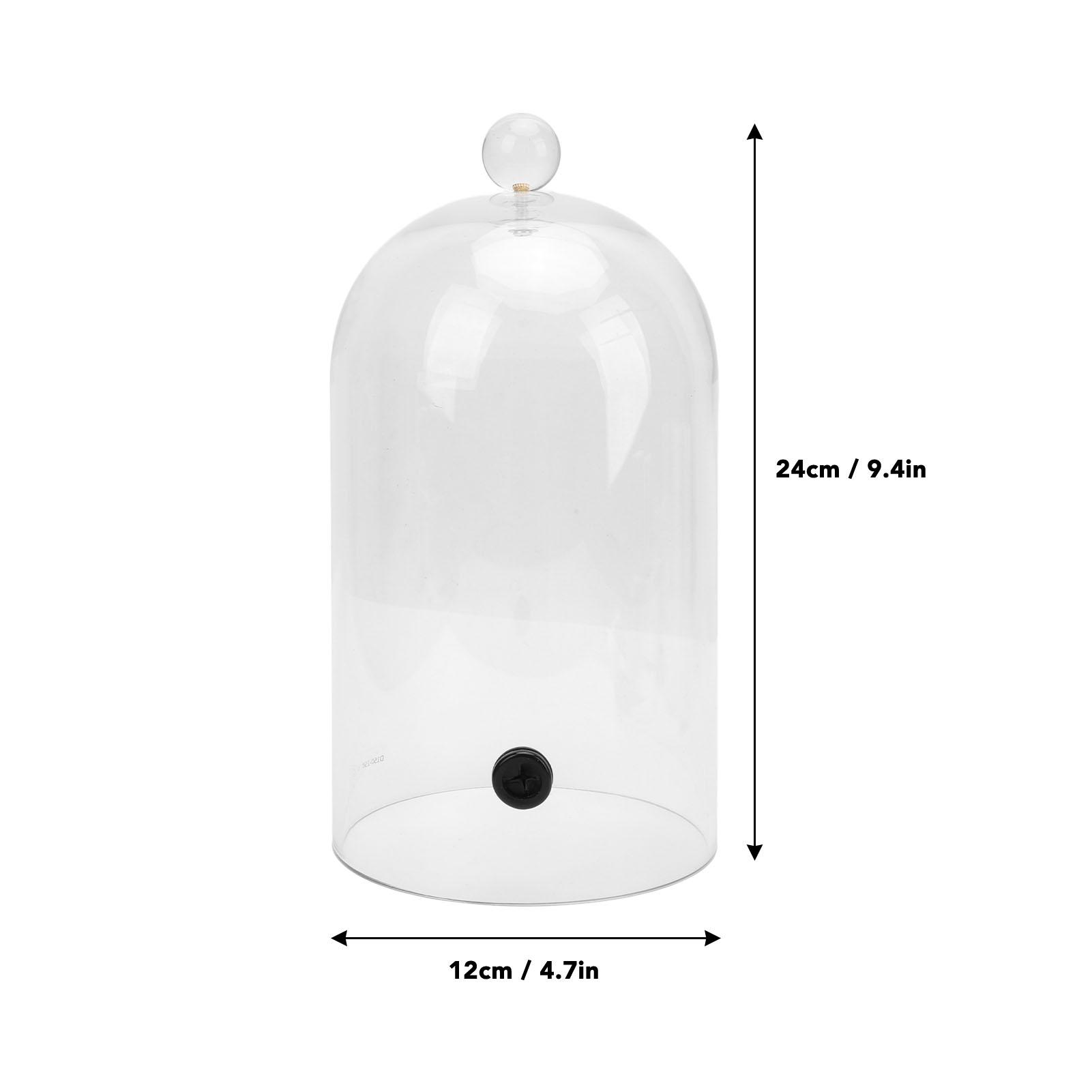 

1Pc Smoking Cloche Dome Cover Lid for Food Drinks Acrylic Transparent Cocktail Smoker Dome Accessory