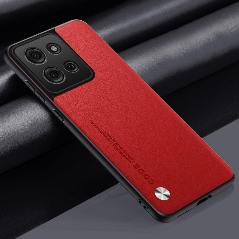 Luxury PU Leather Case For Motorola Moto G75 Back Cover Matte Silicone Shockproof Full Protection Phone Case For Motorola G75 5G