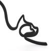Home Ornament Desktop Decoration Cat Sculpture Art Sculpture Cat Decoration Abstract Line Ornament