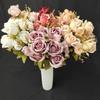 Silk Polish Artificial Rose Buds For Diy Wedding Decoration Props Photography