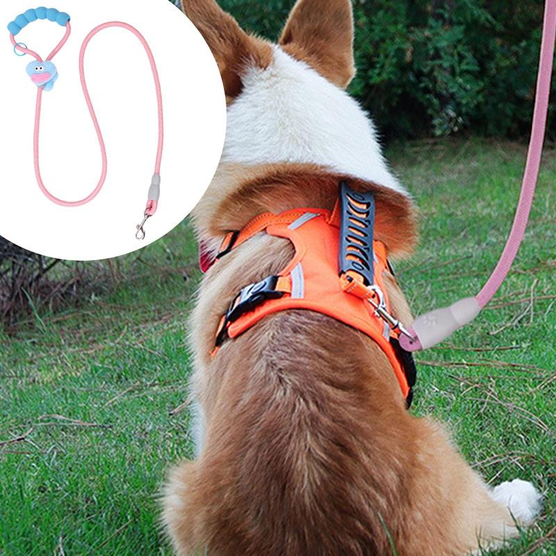 Haustierleine Kleine Hunde Seil Wurstmund Design Kein Ziehen Kausicher Geschirr Für Training Und Sport Wandern Radfahren Reisen Und Draußen