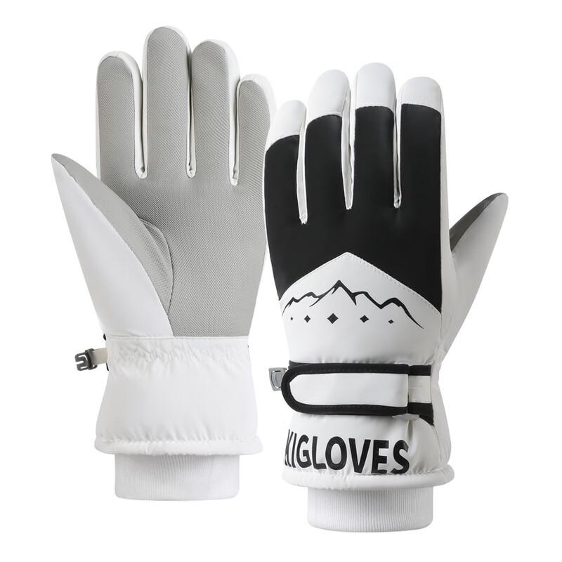 Rindu Winter Warm Touchscreen Ski Gloves One Size