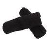 2Pcs Easy Install Sherpa Armrest Cover Thickened Warm Armrest Pad Non-Slip Seat Accessory Daily Use