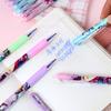 Kpop Demon Hunters Heat Erasable Pens Cute Rumi Mira Zoey Pen Marking Pens Student Anime School Stationary Black 0.5mm Fans Gift