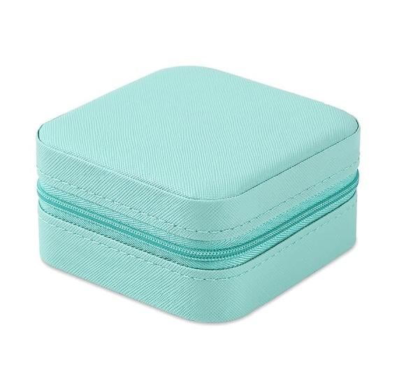 Portable Jewelry Travel Box - Mini Organizer Jewelry Storage Box for Necklaces, Earrings and Rings, Suitable for Girls and Ladie